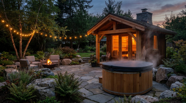 Pairing a 4-Person Sauna With a Cold Plunge for Contrast Therapy